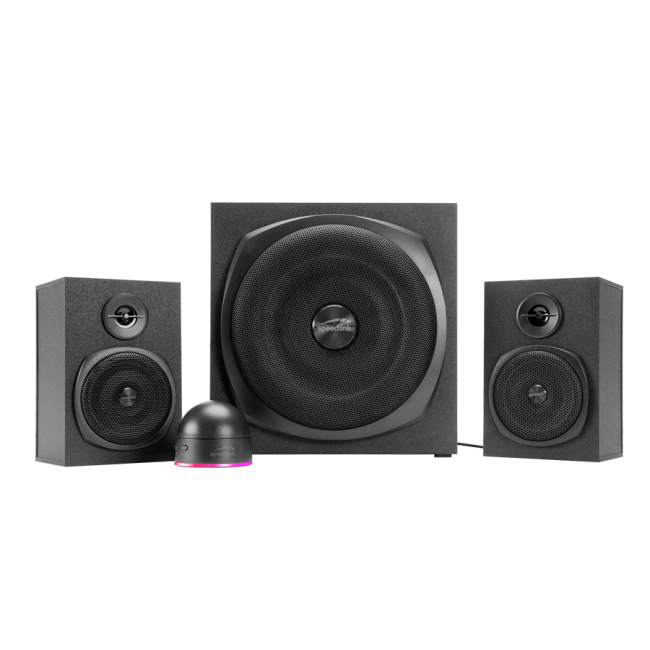 Zvučnici 2.1  SPEEDLINK GRAVITY LT 2.1 Subwoofer System, black, SL-820009-BK - Image 2