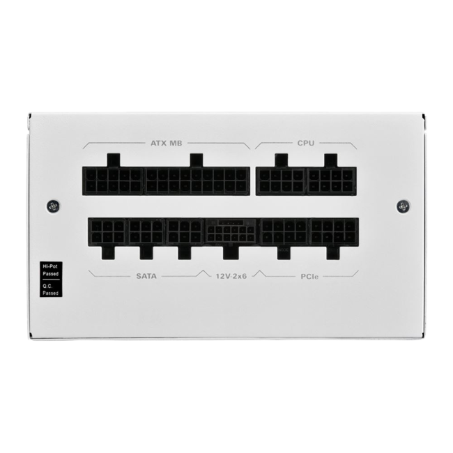 Napojna jedinica SHARKOON gaming Rebel P20 750W WHITE ATX 3.1, LLC+DC-to-DC, Fully-Modular, Cybenetics Gold - Image 4