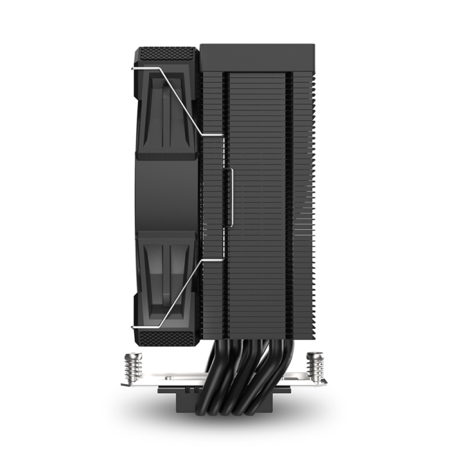 CPU hladnjak Sharkoon A50 Black Air Cooler Intel AMD - Image 12