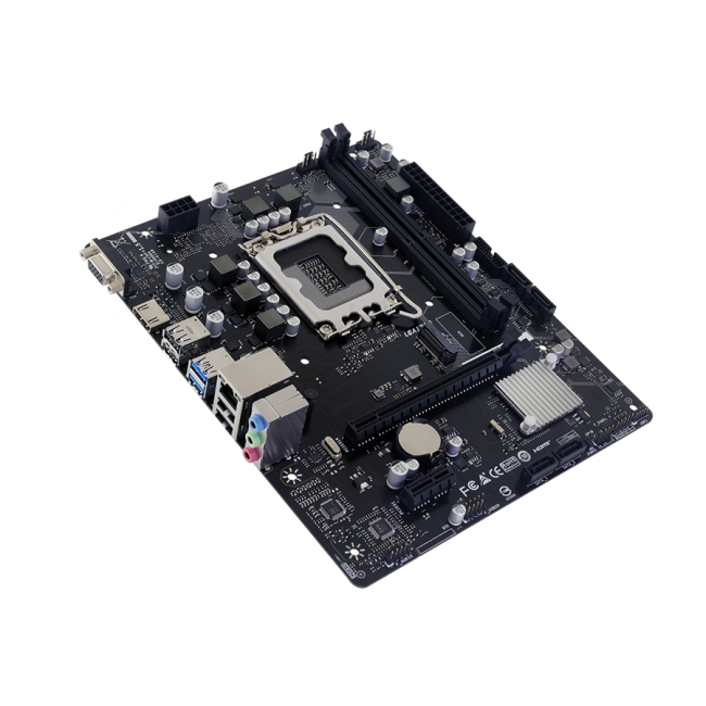 MB BIOSTAR H610MHC 2.0, mATX, Soc 1700, DDR4, M.2, LAN, HDMI, VGA - Image 2