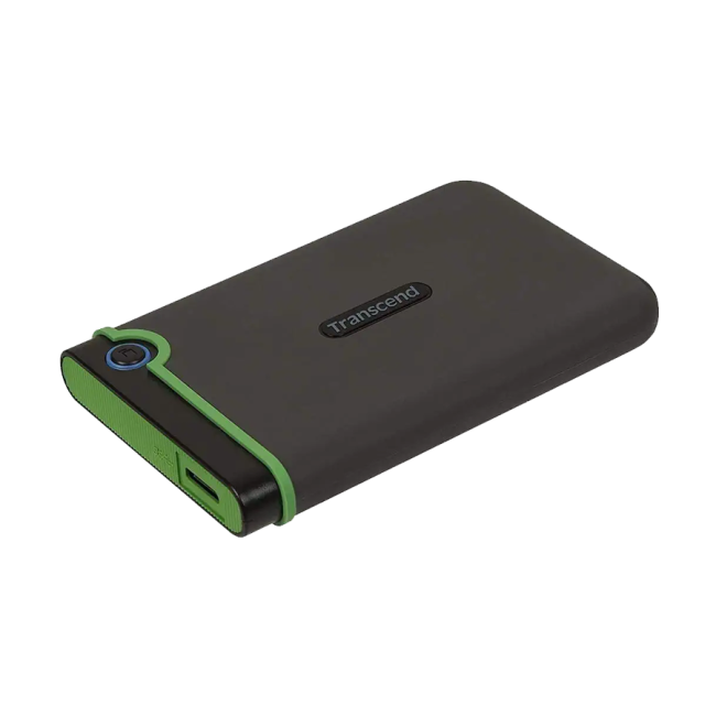 EXT.HDD 2TB Transcend 3.1 Gen 1 StoreJet 25M3G SJ25M3G Rugged External Hard Drive TS2TSJ25M3S Iron Gray