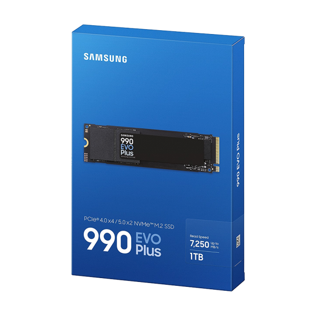 Samsung SSD 990 EVO PLUS 1TB NVMe MZ-V9S1T0BW Up to 7,150 / 6,300 MB/s sequential read/write speed - Image 3