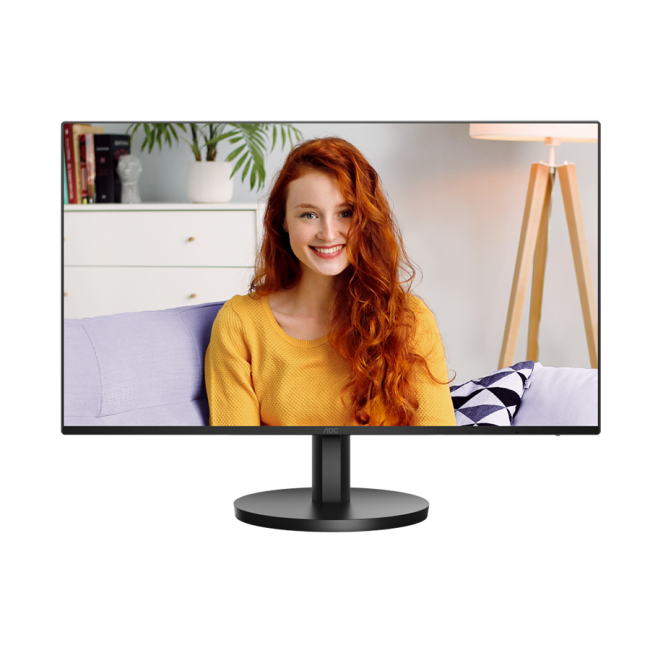 MONITOR AOC 24B3QA2 - 24 Inch Full HD Monitor, 120Hz, Adaptive Sync, Speaker (1920 x 1080, 1 x D-Sub, 1 x HDMI 1.4, 1 x DisplayPort 1.2) Black - Image 2