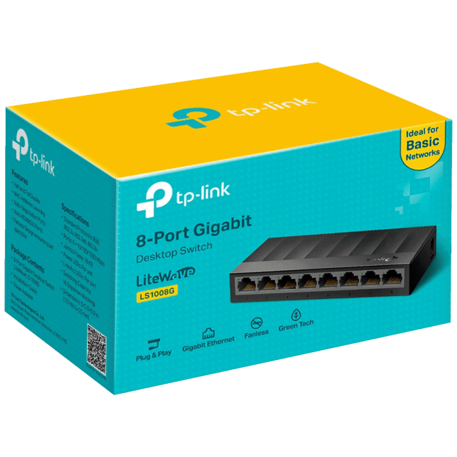 TP-LINK 8-Port Gigabit Desktop Switch - LS1008G - Image 2