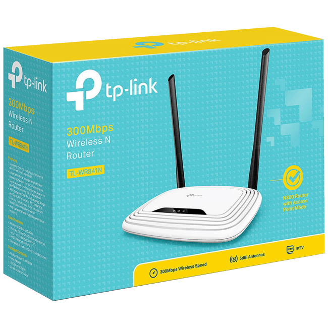 TP-LINK Wireless N Router, 4 porta, 300Mbps, 2x5dBi antena - TL-WR841N - Image 4