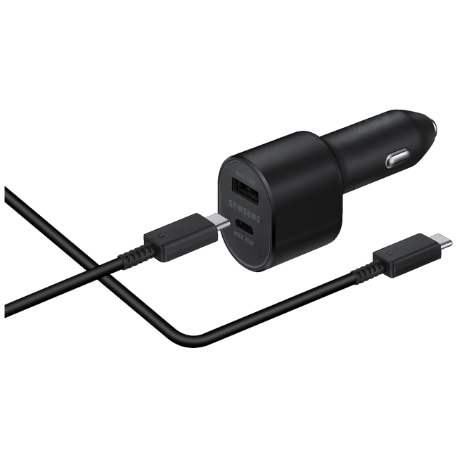 Samsung Auto punjač sa type C kabelom, brzi, USB-A, USB-C, 45W+15W - EP-L5300XB - Image 5