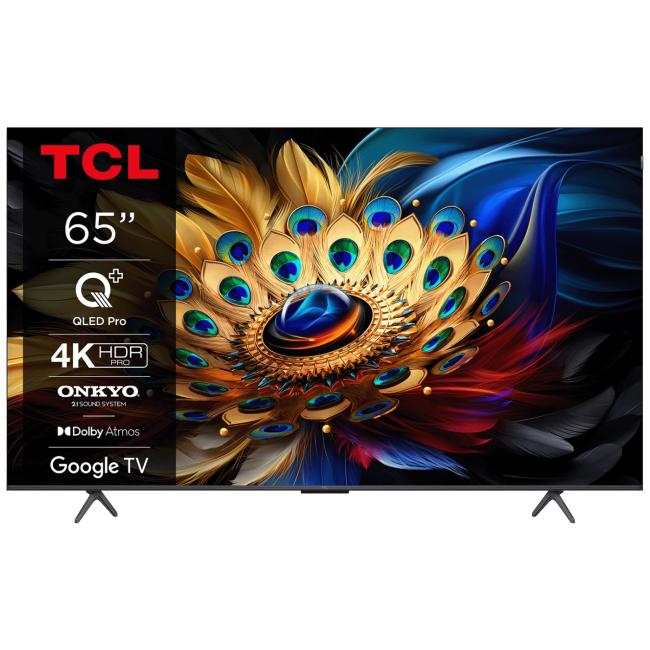 TCL Televizor Smart QLED 4K UltraHD 65", Google TV - 65C655