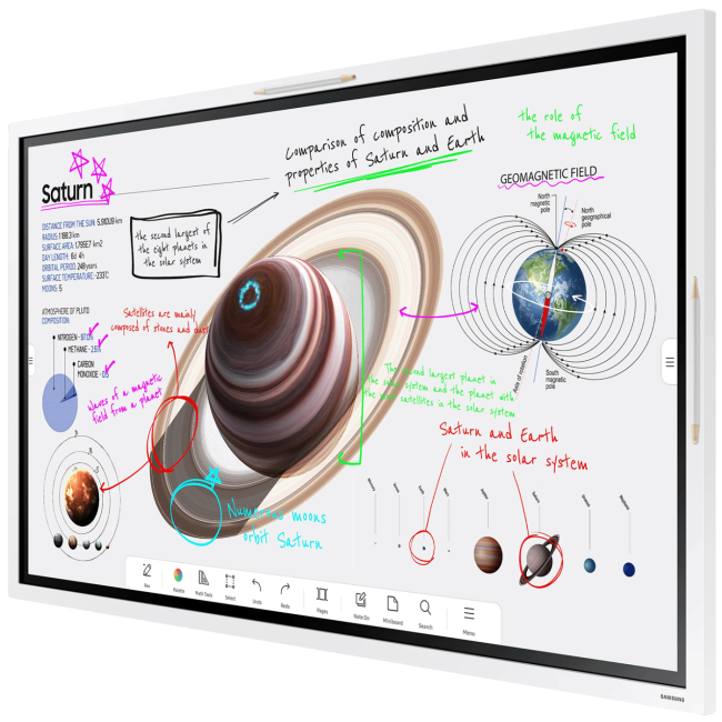 Samsung Interaktivni display, smart, 65", 4K, Flip Pro WM65B - LH65WMBWBGCXEN - Image 3