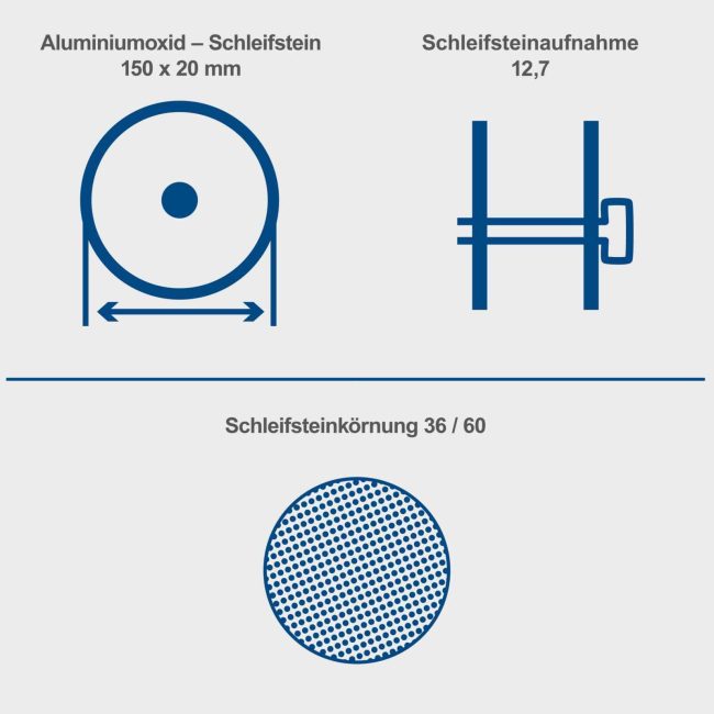 Scheppach stona dvostrana brusilica SM150L - Image 8