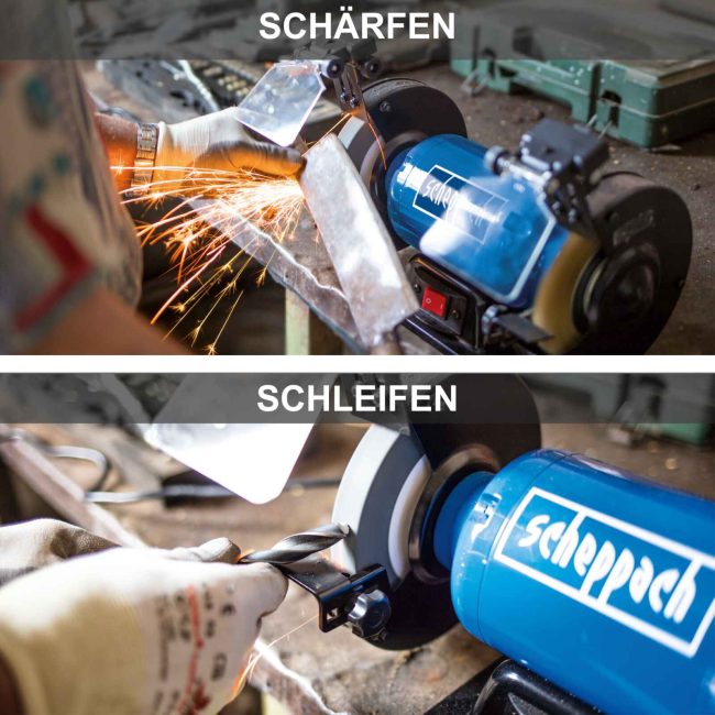 Scheppach stona dvostrana brusilica SM200L - Image 4