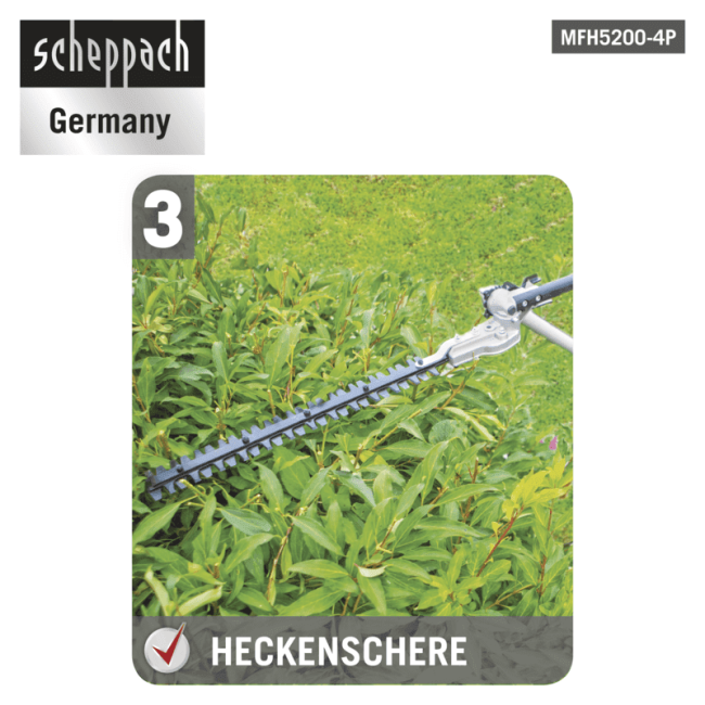 Scheppach motorni multifunkcionalni trimer MFH5200-4P 1.8 KS - Image 4