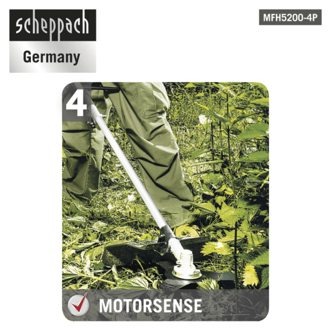 Scheppach motorni multifunkcionalni trimer MFH5200-4P 1.8 KS - Image 3
