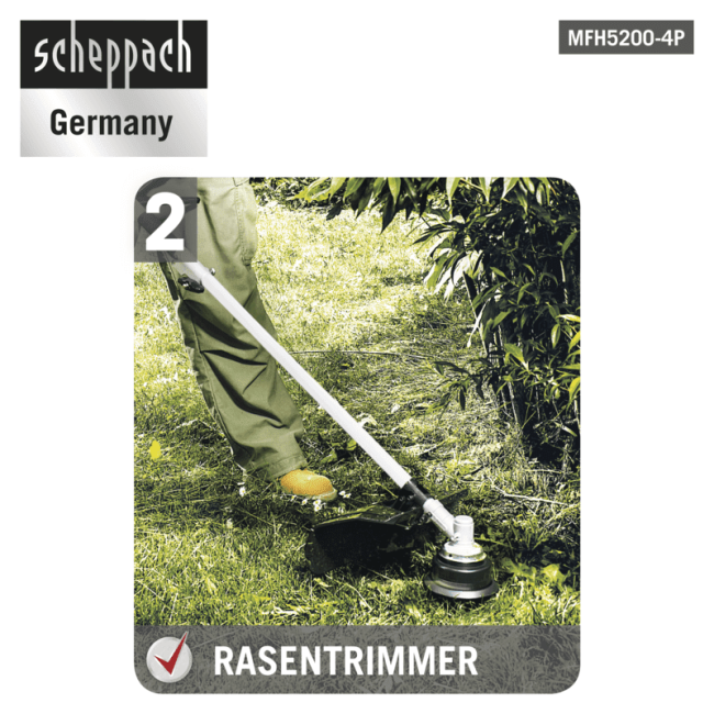 Scheppach motorni multifunkcionalni trimer MFH5200-4P 1.8 KS - Image 5