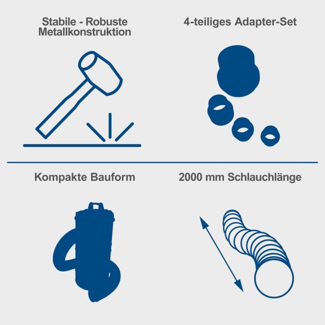 Scheppach industrijski usisivač za piljevinu DC100 - Image 11