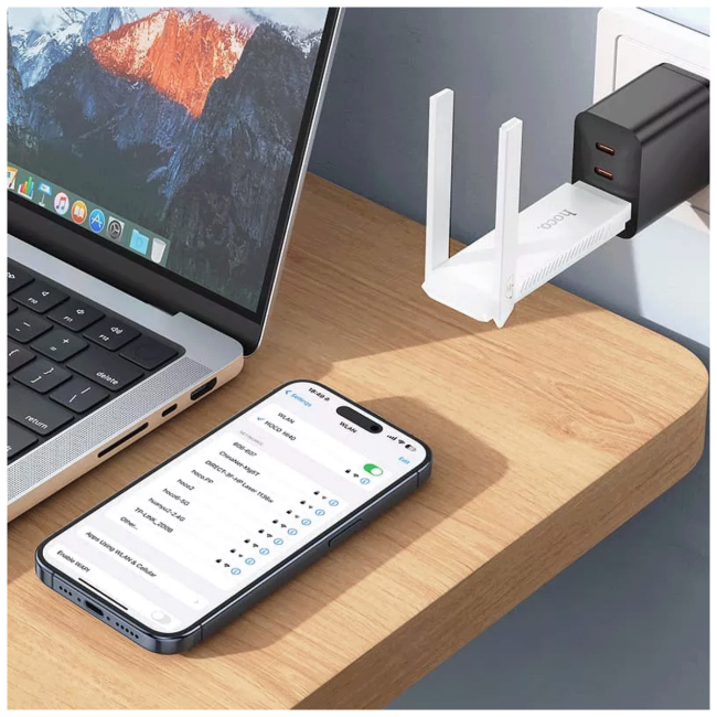 hoco. 4G mobilni WiFi router, USB, 150 Mbps - HI40 Portable WiFi - Image 7