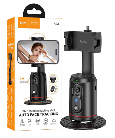 hoco. Držač za telefon s automatskim praćenjem lica, 360° - K23 Lotus