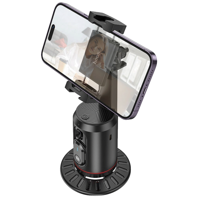 hoco. Držač za telefon s automatskim praćenjem lica, 360° - K23 Lotus - Image 3