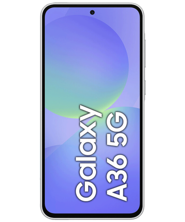 Samsung Smartphone 6.7", Octa Core 2.4GHz, RAM 6GB, 50Mpixel - Galaxy A36 5G 6GB/128GB White
