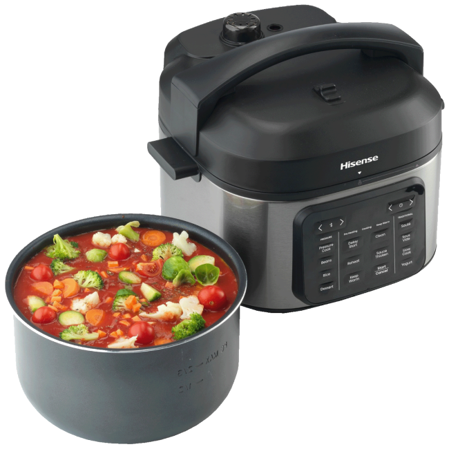 Hisense Višenamjenski lonac, Multicooker, 1500W, 6 lit. - HMC6SBK - Image 4