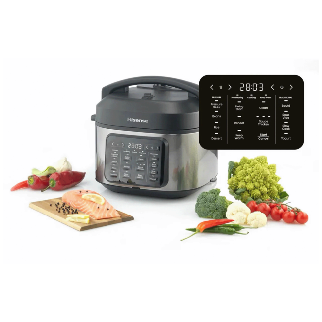 Hisense Višenamjenski lonac, Multicooker, 1500W, 6 lit. - HMC6SBK - Image 7