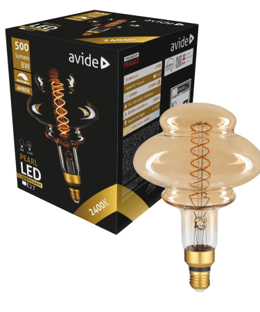 Avide Sijalica, LED 8W, E27 - Jumbo Amber 8W E27