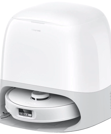 Roborock Robot usisavač sa stanicom za pražnjenje, 6400 mAh, WiFi - Qrevo Curv White