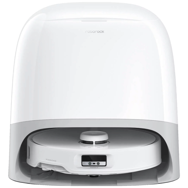 Roborock Robot usisavač sa stanicom za pražnjenje, 6400 mAh, WiFi - Qrevo Curv White - Image 2