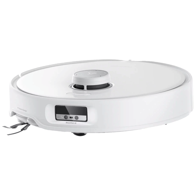 Roborock Robot usisavač sa stanicom za pražnjenje, 6400 mAh, WiFi - Qrevo Curv White - Image 4