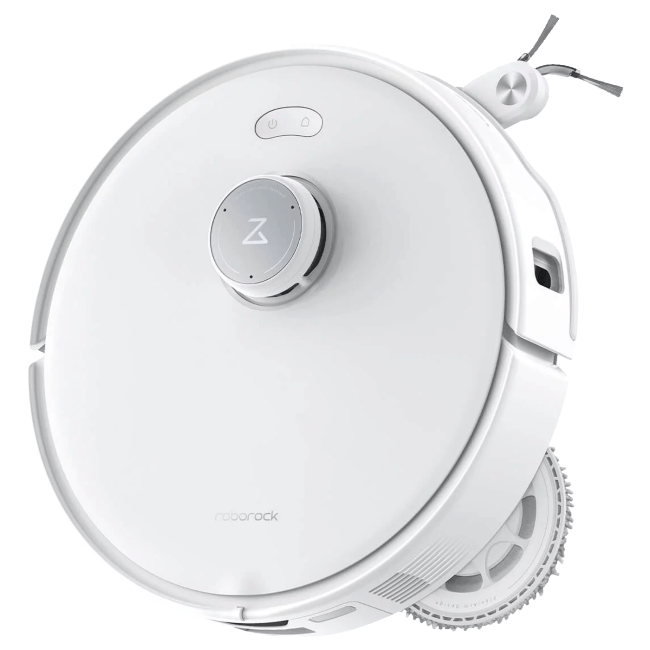 Roborock Robot usisavač sa stanicom za pražnjenje, 6400 mAh, WiFi - Qrevo Curv White - Image 5