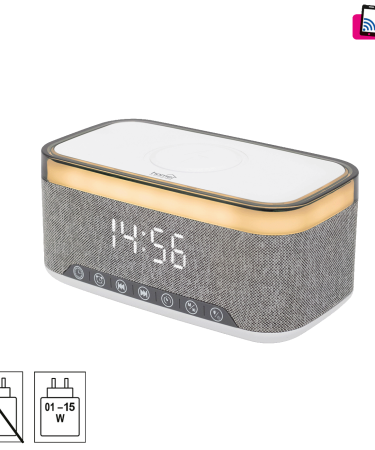 home Sat sa alarmom, FM radio, Bluetooth, LED zaslon - LTCR06