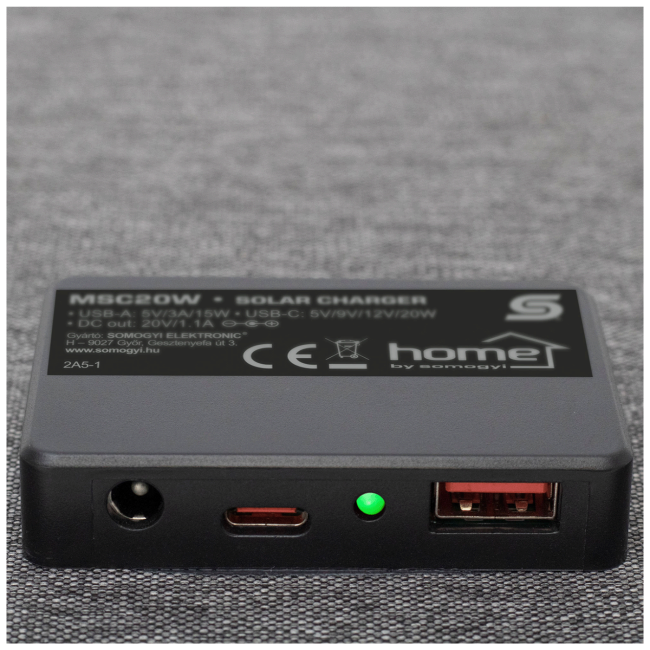 home Prijenosni solarni USB punjač,sklopivi,PD brzo punjenje,20W - MSC20W - Image 4