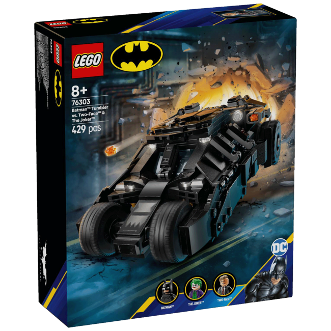 Lego Batman s Tumblerom protiv Two Facea i Jokera, Super Heroes