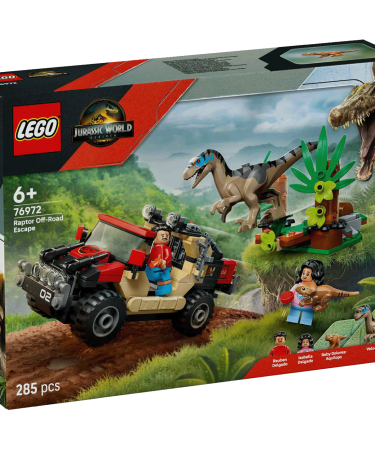 Lego Bjekstvo Raptora Terencem, LEGO Jurassic World