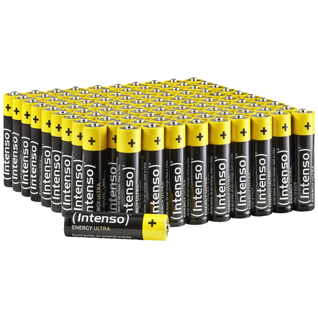 (Intenso) Baterija alkalna, AAA LR03/100, 1,5 V, pak. 100 kom - AAA LR03 100pcs