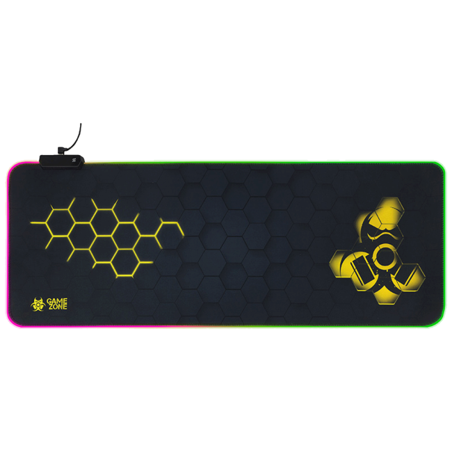 Tracer Podloga za miš, RGB, 80 x 30 cm - GAMEZONE Hexy1