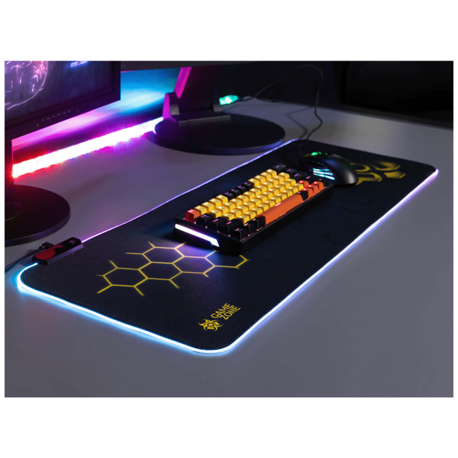Tracer Podloga za miš, RGB, 80 x 30 cm - GAMEZONE Hexy1 - Image 5