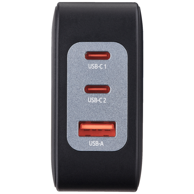 (Intenso) Punjač kučni sa type C kabelom, brzi, 1xUSB-A, 2xUCB-C, 100W - Adapter W100ACC GaN + C520C Cable - Image 3