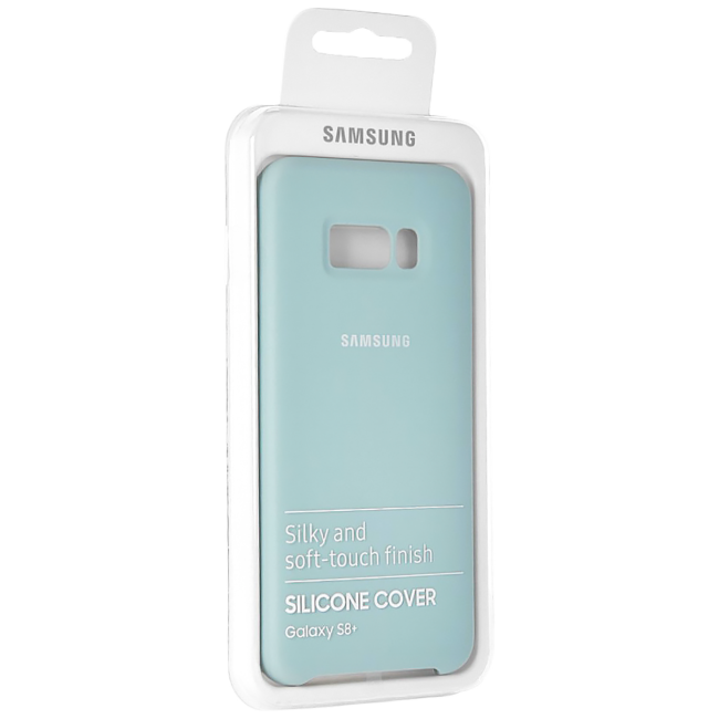 Samsung Maska za Galaxy S8+, silikon, plavo - EF-PG955TLEGWW Blue - Image 2