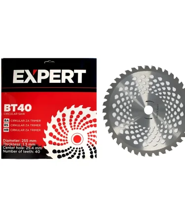 Expert nož rezni disk cirkular za trimer 255 x 25.4 x 1.3mm 40 z BT40