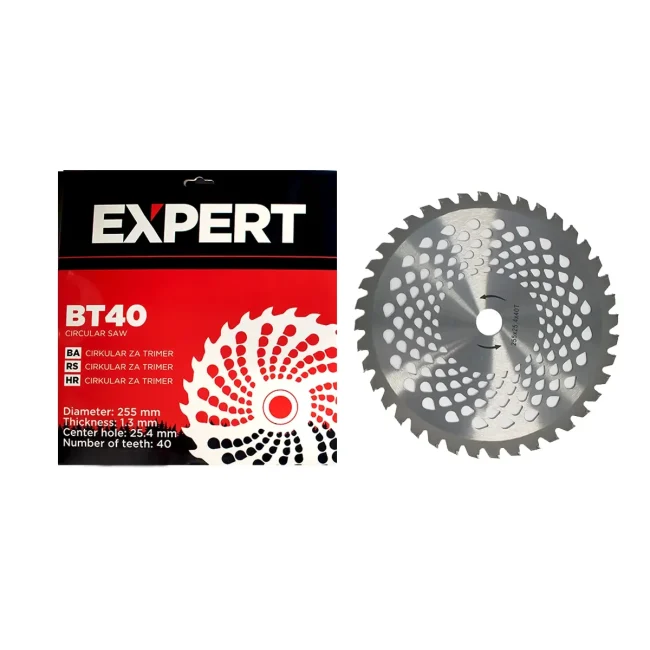 Expert nož rezni disk cirkular za trimer 255 x 25.4 x 1.3mm 40 z BT40