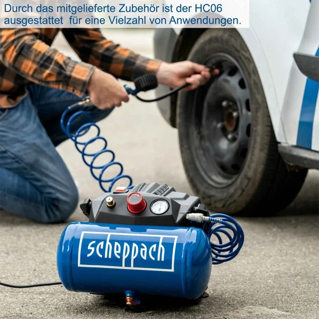 Scheppach kompresor za vazduh HC06 6L - Image 6