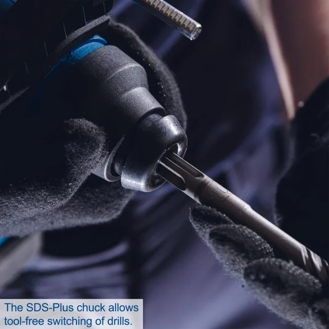 Scheppach aku udarna čekić bušilica SDS PLUS Brushless IXES BC-RHD230-X - Solo - Image 5
