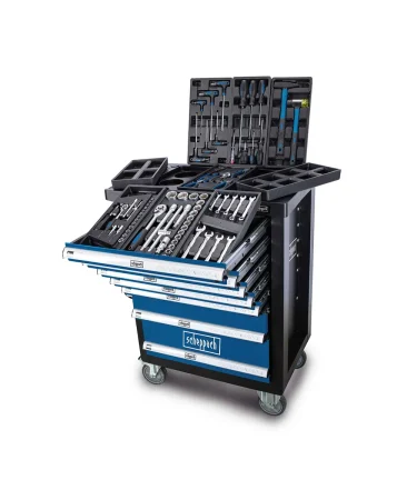 Scheppach set kolica za alat sa 70  komada pribora TW1100