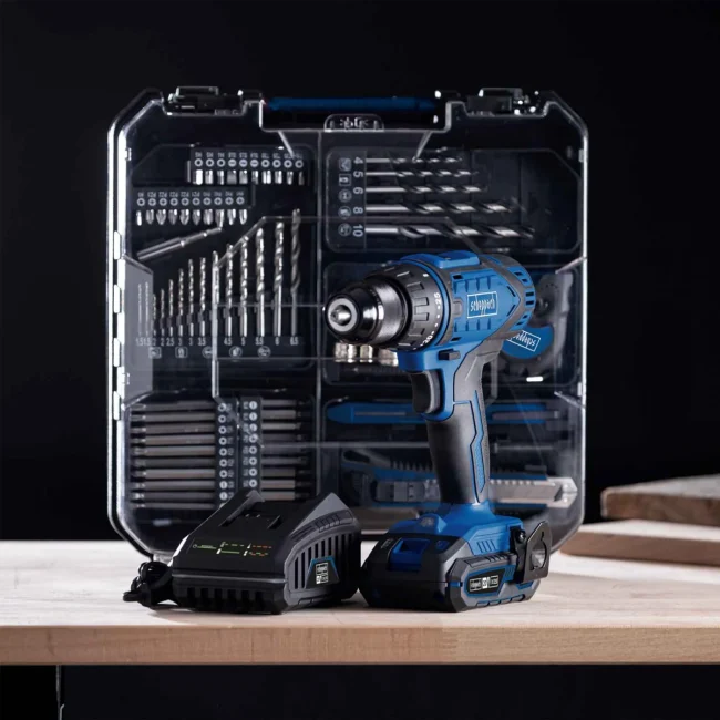Scheppach aku bušilica odvijač sa 74 komada pribora IXES C-DTB74/1-X - Kit - Image 8