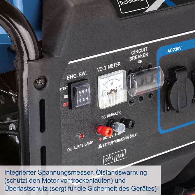 Scheppach trofazni agregat za struju SG7100X 5.4kW - Image 2