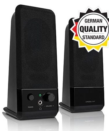 Zvučnici 2.0 SPEEDLINK EVENT Stereo, black, SL-8004-BK