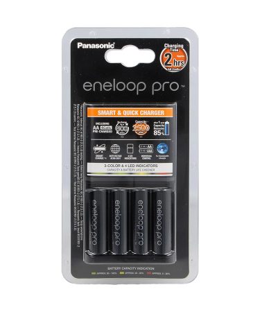 PANASONIC punjač baterija 2h K-KJ55HCD40E, + baterije eneloop pro 4xAA