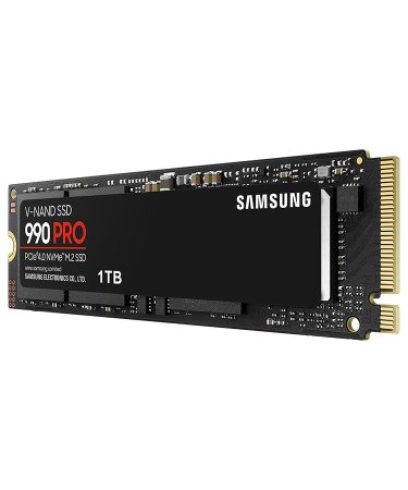 Samsung SSD 990 PRO 1TB NVMe MZ-V9P1T0BW Up to 7,450 / 6,900 MB/s sequential read/write speed