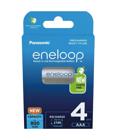 PANASONIC punjive baterije eneloop AAA/4B (BK-4MCDE/4CP)