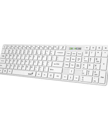 Tastatura GENIUS SlimStar 126 USB, BIH, white, 31310017414